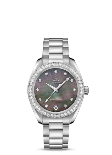 Omega Seamaster Aqua Terra 150M Master Chronometer 34 Stainless Steel / Diamond / Brown MOP / Bracelet